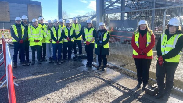 Tilbury Douglas staff on site (image :Tilbury Douglas)