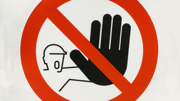 Image of a stop sign for non-compliant products story