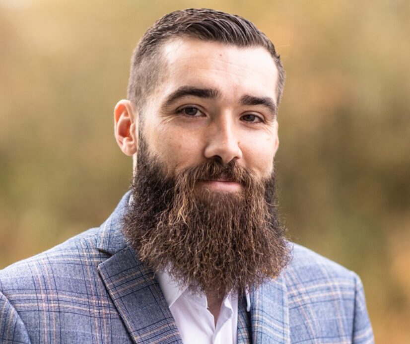 Mugshot of a man looking at the camera.