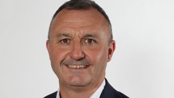 Mugshot of a man smiling at the camera - John Sisk & Son CEO has been appointed Build UK's new chair