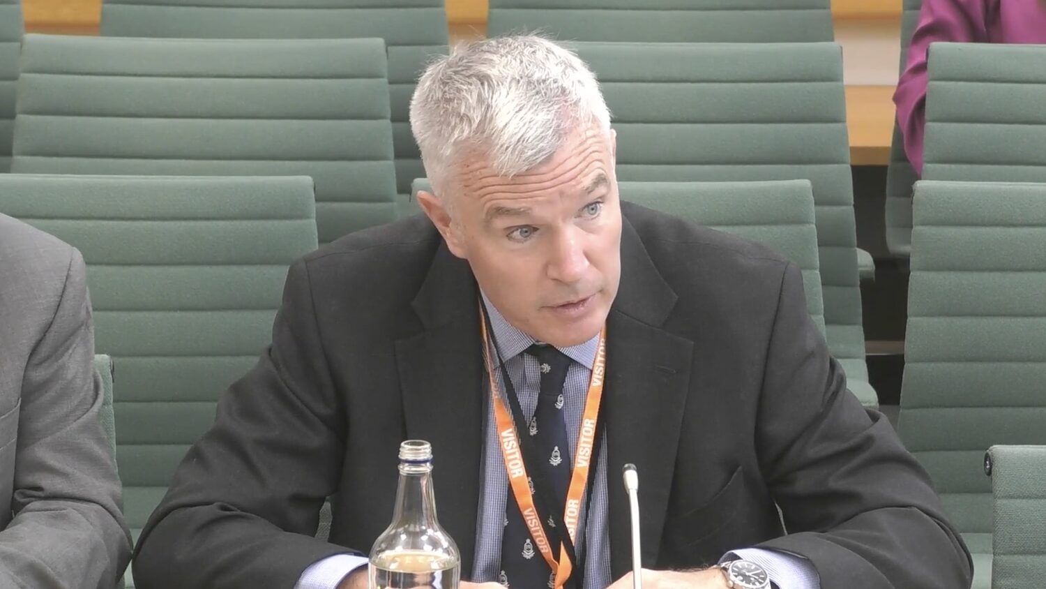 BSR non-executive chair Andy Roe before the Housing, Communities and Local Government Committee on 2 September 2025