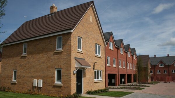 Service family housing at Beacon Barracks, Stafford