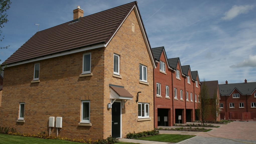 Service family housing at Beacon Barracks, Stafford